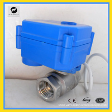 2 way electric automatic ball valve for garden irrigation 12v